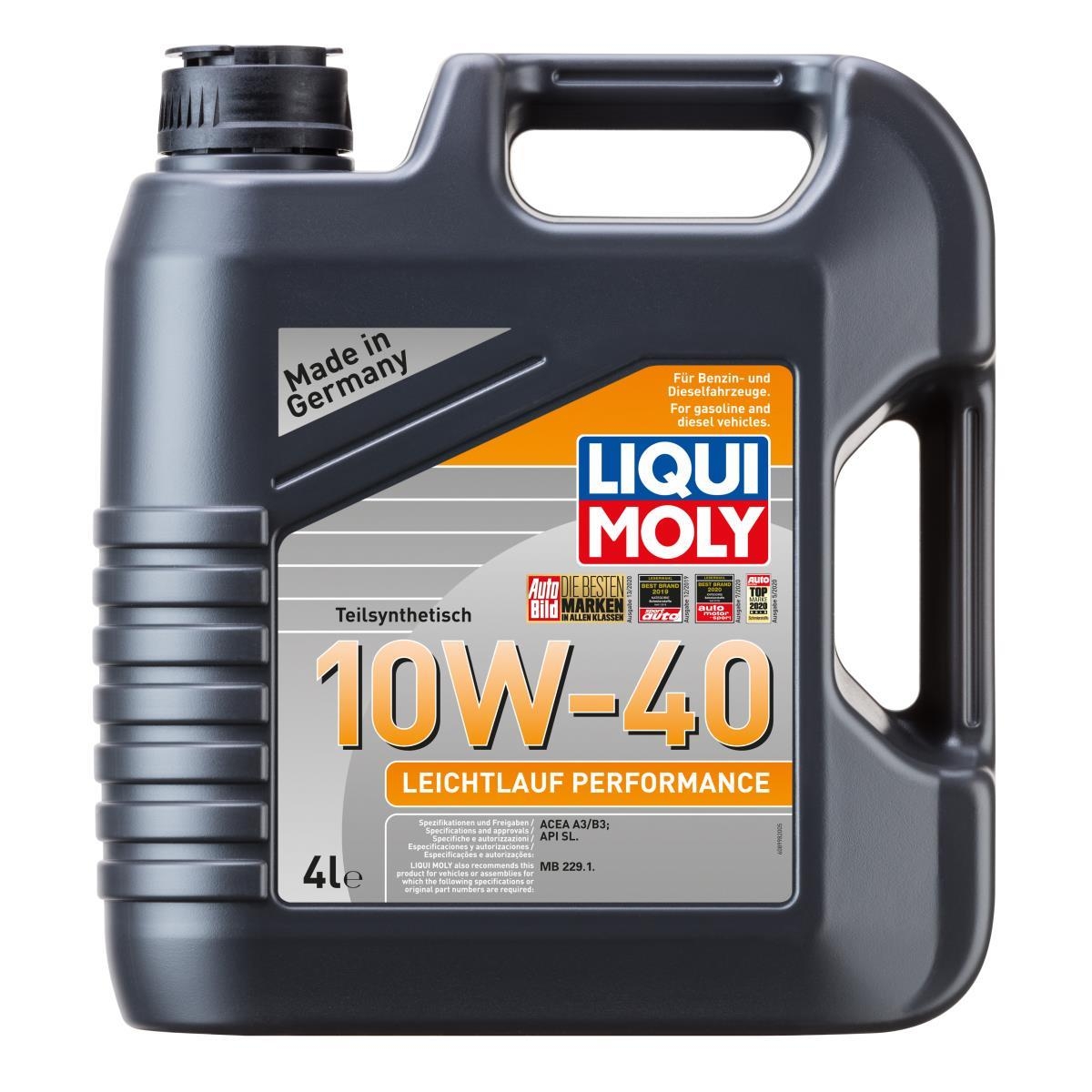 LIQUI MOLY Liqui Moly 10W40 Leichtlauf 4 Lt