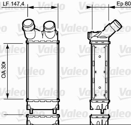 VALEO Turbo Radyatörü İntercooler