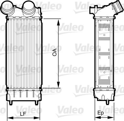 VALEO Turbo Radyatörü İntercooler