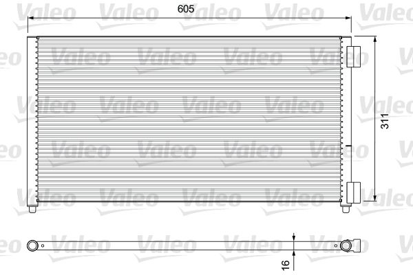 VALEO Klima Radyatörü Kondanser