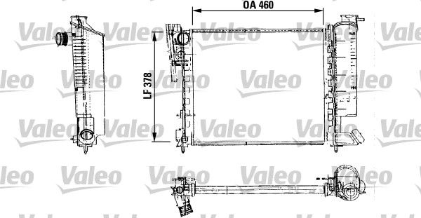 VALEO Motor Su Radyatörü Klimasız Manuel