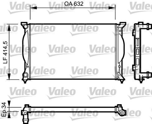 VALEO Motor Su Radyatörü