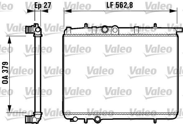 VALEO Motor Su Radyatörü Otomatik Klimalı