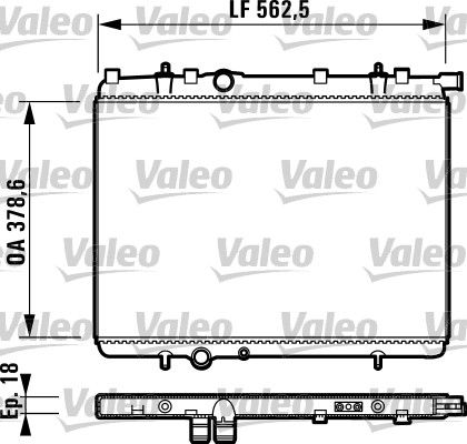 VALEO Motor Su Radyatörü Otomatik Klimalı