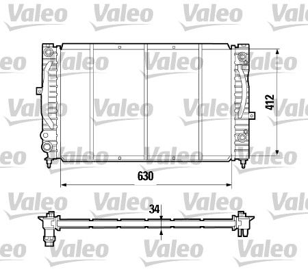 VALEO Motor Su Radyatörü