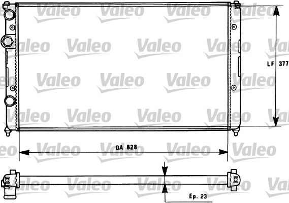 VALEO Motor Su Radyatörü Manuel Klimalı