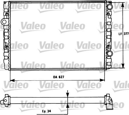 VALEO Motor Su Radyatörü