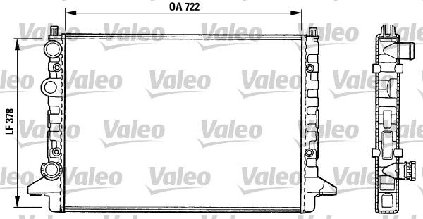 VALEO Motor Su Radyatörü