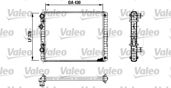 VALEO Motor Su Radyatörü