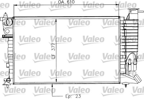 VALEO Motor Su Radyatörü Manuel