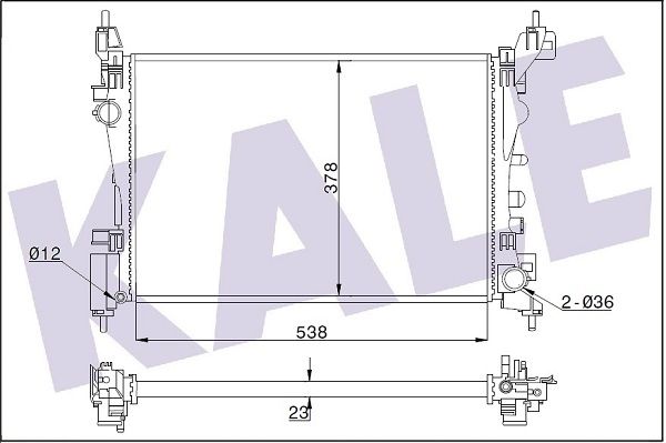 KALE Motor Su Radyatörü