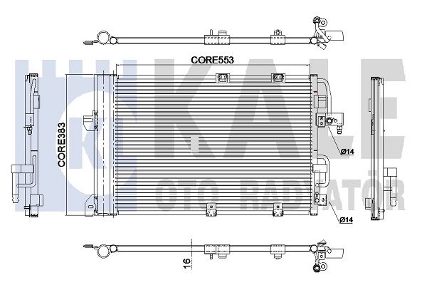 KALE Klima Radyatörü Kondanser