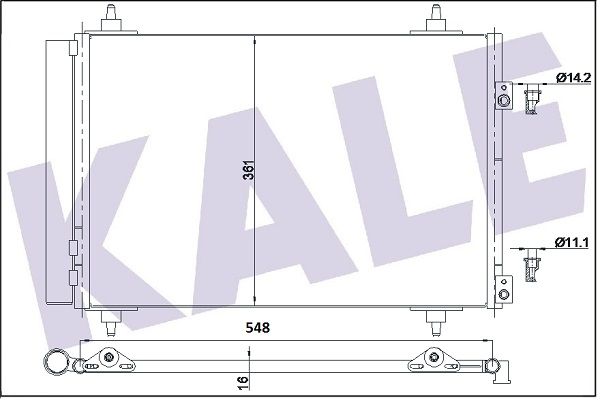 KALE Klima Radyatörü Kondanser