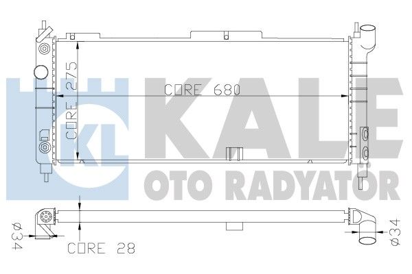 KALE Motor Su Radyatörü