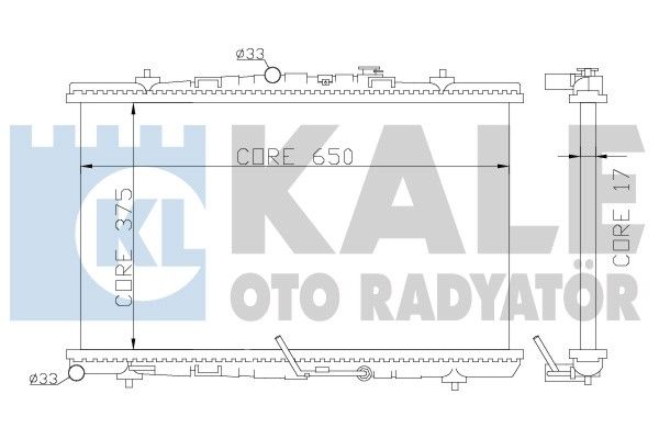 KALE Motor Su Radyatörü