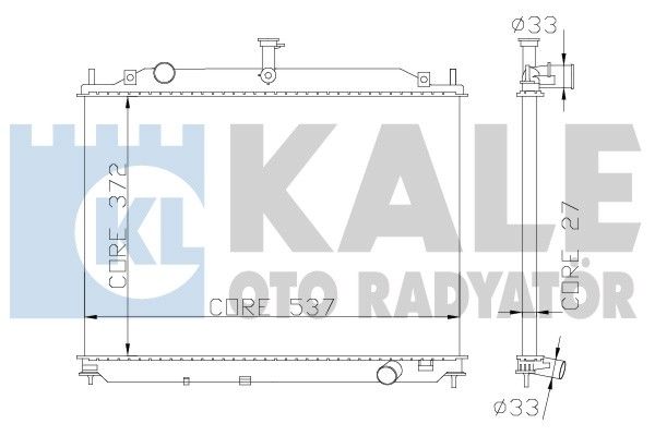 KALE Motor Su Radyatörü Manuel Şanzıman