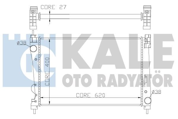 KALE Motor Su Radyatörü Brazing