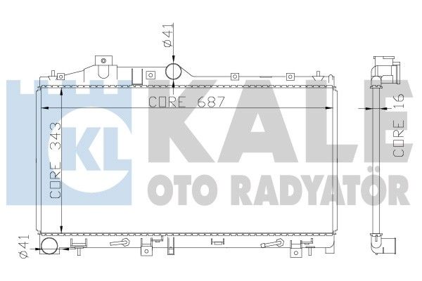 KALE Motor Su Radyatörü