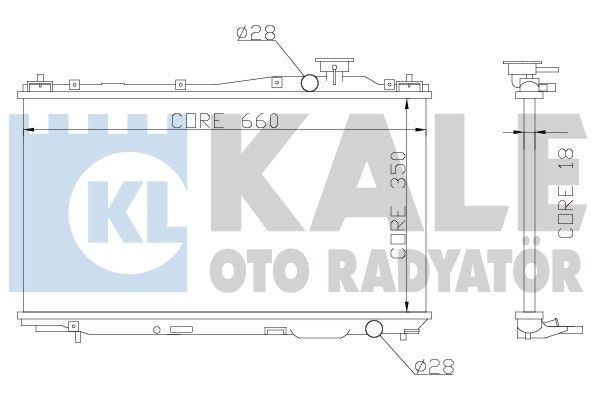 KALE Motor Su Radyatörü