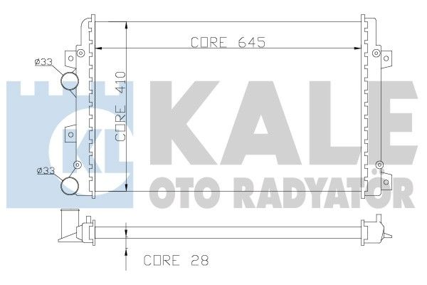 KALE Motor Su Radyatörü