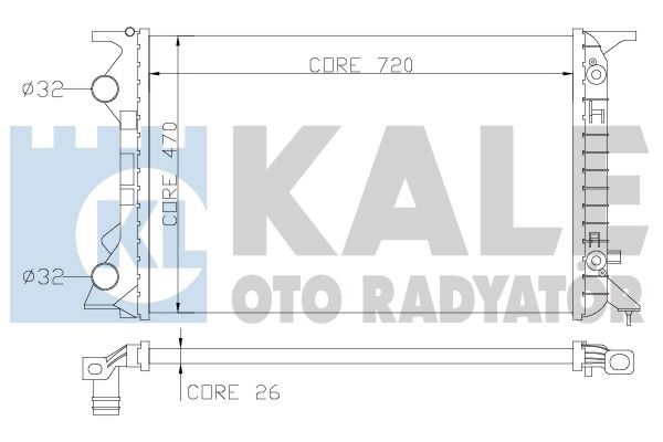 KALE Motor Su Radyatörü