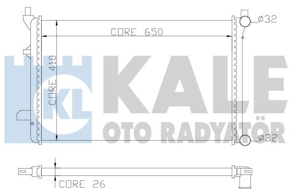 KALE Motor Su Radyatörü