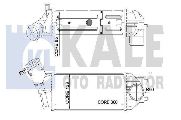 KALE Turbo Radyatörü Intercooler