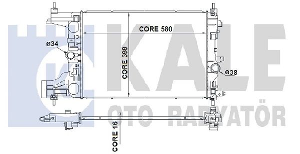 KALE Motor Su Radyatörü
