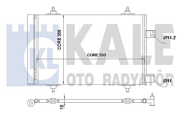 KALE Klima Radyatörü Kondanser