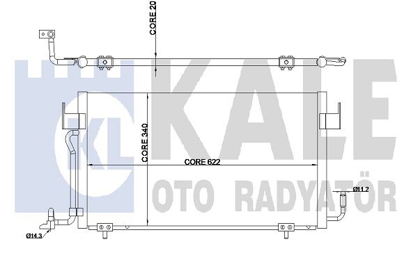 KALE Klima Radyatörü Kondanser