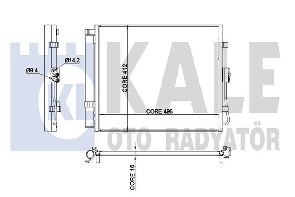 KALE Klima Radyatörü Kondanser
