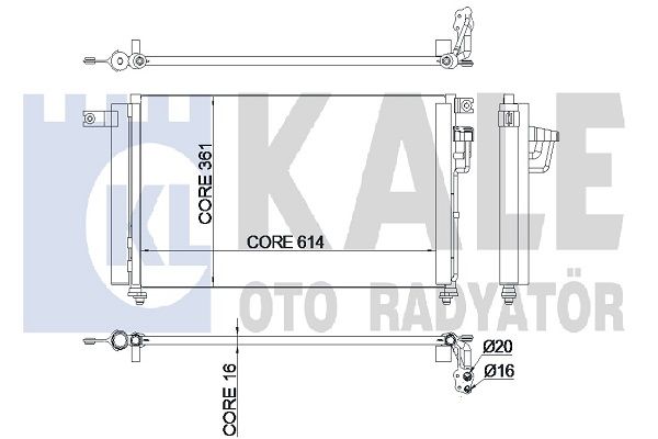 KALE Klima Radyatörü Kondanser