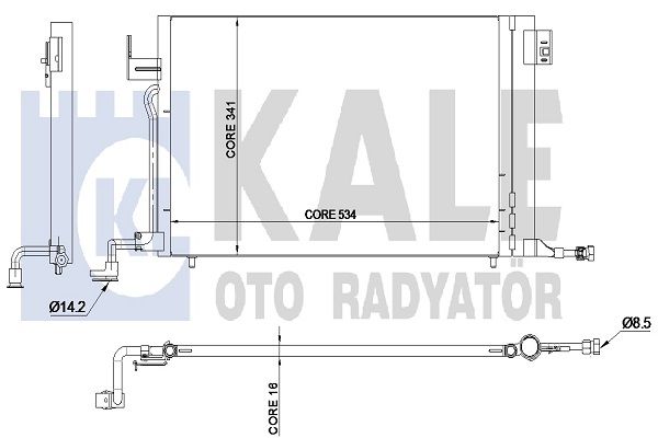 KALE Klima Radyatörü Kondanser