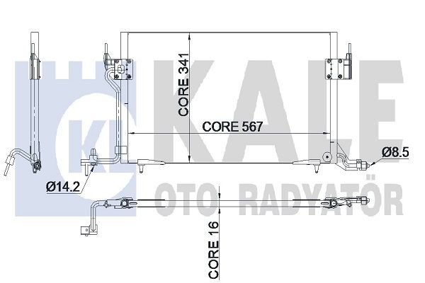 KALE Klima Radyatörü Kondanser