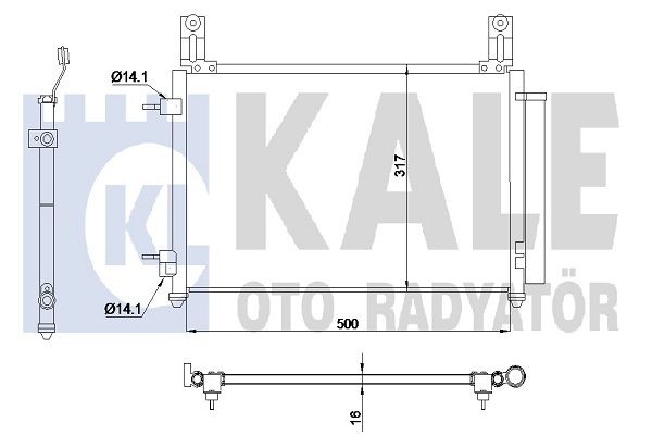 KALE Klima Radyatörü Kondanser