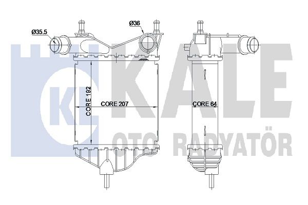 KALE Turbo Radyatörü İntercooler