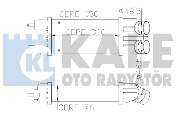 KALE Turbo Radyatörü İntercooler