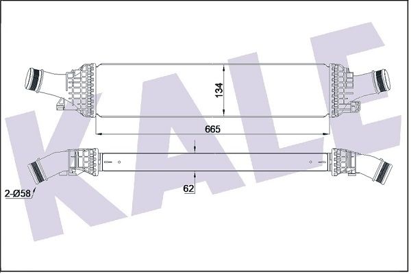 KALE Turbo Radyatörü İntercooler