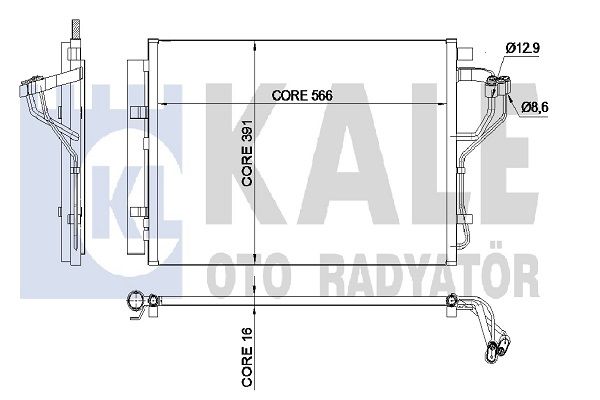 KALE Klima Radyatörü Kondanser