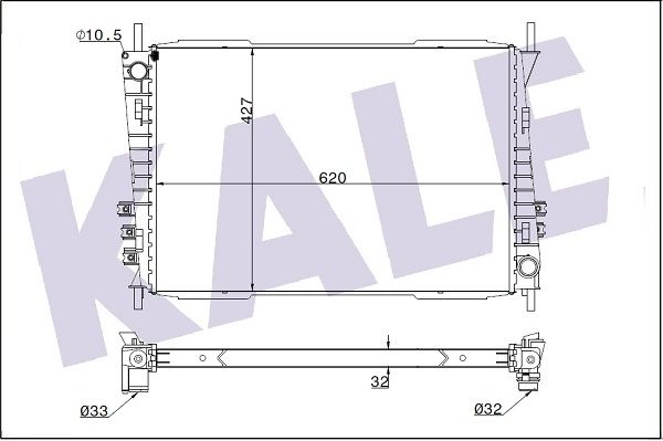 KALE Motor Su Radyatörü Brazing