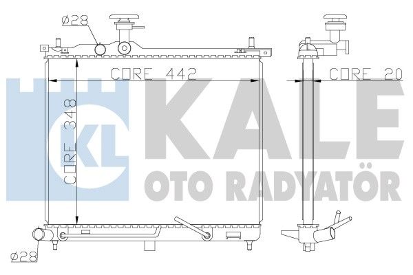 KALE Motor Su Radyatörü
