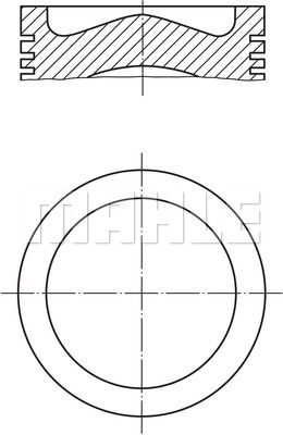 MAHLE Piston+Segman