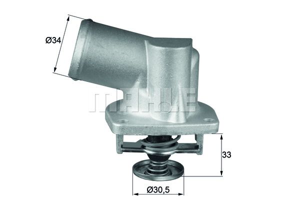 MAHLE Termostat 92°C