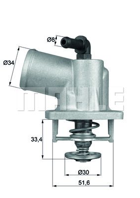 MAHLE Termostat 92°C