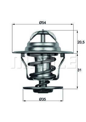 MAHLE Termostat 118687