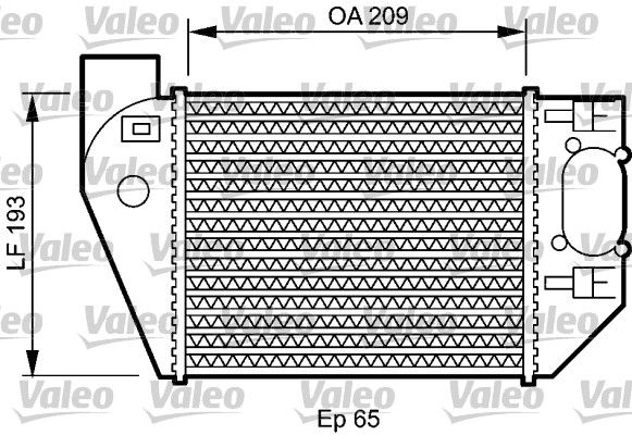 VALEO Turbo İntercooler Radyatörü