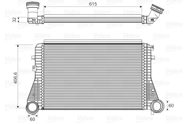 VALEO Turbo İntercooler Radyatörü