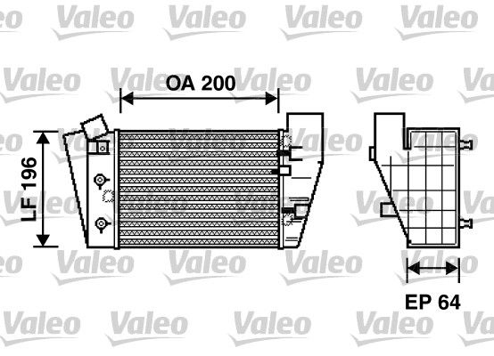 VALEO Turbo İntercooler Radyatörü