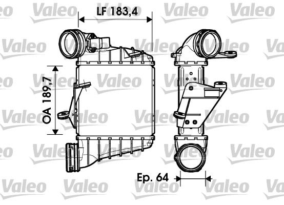 VALEO Turbo İntercooler Radyatörü