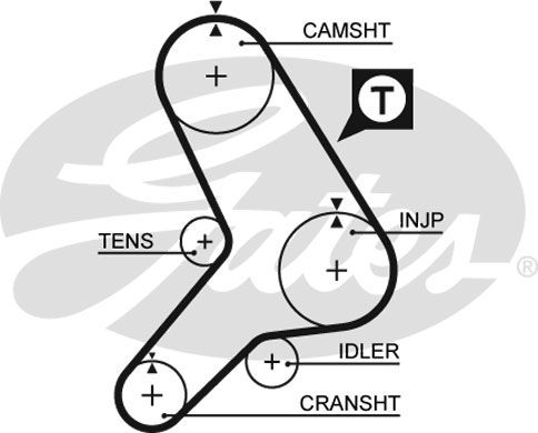 GATES Eksantrik Triger Kayışı 173-220